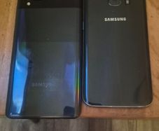 two Samsung phones