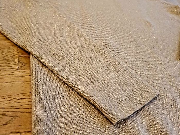 Zara Gorgeous Gold Knit Girl's Jumper Age 10 Yr