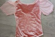 ZARA Velvet new girls top