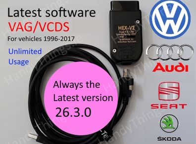 Vag Com / Vcds / Vagcom 26.3.0 - FREE Upgrades