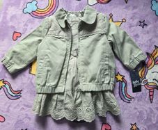 6m, With Tags 3Piece OshKosh B'gosh Dress and Jacket Set