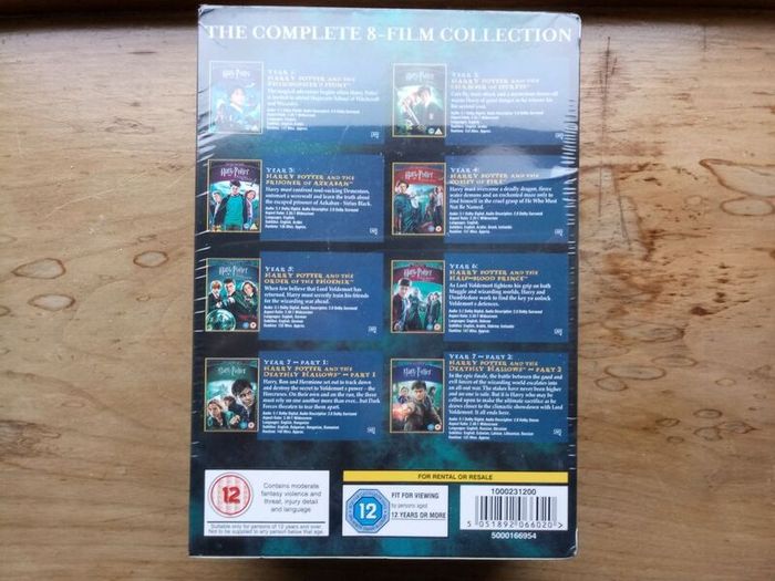 Sealed Harry Potter The Complete 8-Film Collection Brand New