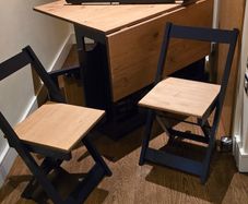 Brambly Cottage Palmateer Dining Set (Table + 4 Chairs)