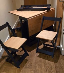 Brambly Cottage Palmateer Dining Set (Table + 4 Chairs)
