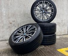 Genuine BMW G30, G20 790M 18" Alloys & Tyres - Premium Tyres, Like New