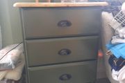 solid pine 4 drawer unit