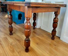 1930's Oak draw leaf extending table (small project)