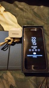 Samsung Galaxy S7 32GB Black Onyx, boxed with accessories