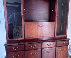 Mahogany Display Cabinet