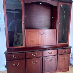 Mahogany Display Cabinet