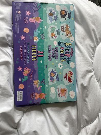 smiggle 21 piece sleepy sprouts scented pencil mega pack