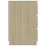 Writing Desk Sonoma Oak 140x50x77 cm Chipboard Image 2