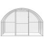 Outdoor Chicken Coop 3x2x2 m Galvanised Steel Image 2