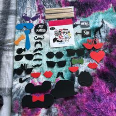 Photo booth props/ 31 pcs set