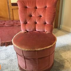 bedroom chair and blanket box
