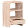 Bedside Table 40x30x60 cm Solid Acacia Wood Image 2