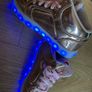 Sketchers Light Up Gold Runners Image 5
