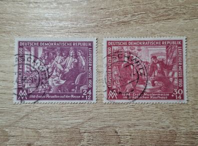 East Germany 1950 "Leipzig Spring Fair" Complete Set cancelled - free standard postage