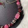Brand new P.S. Purple Pink Silver Necklace Image 2