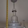 2 large silver pendant lights Image 5