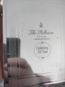 Shelburne Hotel notepad holder