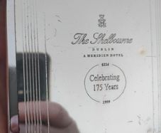 Shelburne Hotel notepad holder