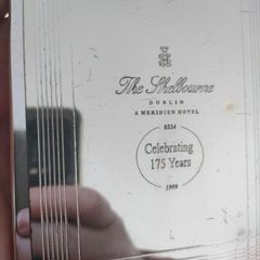 Shelburne Hotel notepad holder