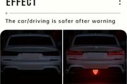 F1 Style Triangle LED Stop Light Rear Third Warning Strobe Lamp