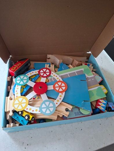 Wooden Circus Rail Set