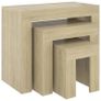 Modern Nesting Coffee Tables 3pcs Multiple Colours Available, See Photos (free Postage) Image 3
