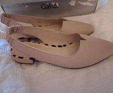 Gabor flat slingbacks UK 5 G or Eu38