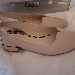 Gabor flat slingbacks UK 5 G or Eu38