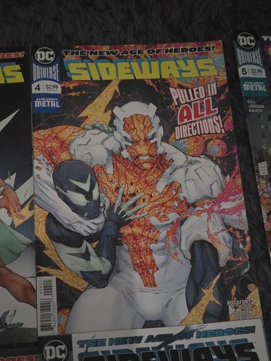 Sideways DC Metal Comics