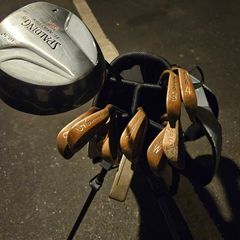 Golf clubs with bag