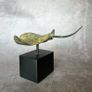 Manta Ray On Stand - Patinated Bronze Image 4