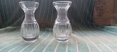 Waterford Glass Violet Vases.