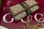 Gucci Jackie original wallet with chain