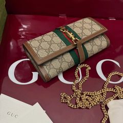 Gucci original wallet with chain