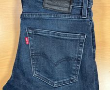 Levi's 511 Women's Jeans Slim Fit - Premium Big E W30 L30 Blue Stretchy