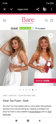 Tanning solution by Bares