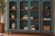 Glass display cabinet / sideboard