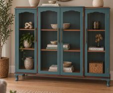 Glass display cabinet / sideboard