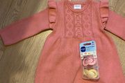 Baby dress and soothers