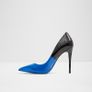 Aldo Stessy Stilletto Shoes in Blue Black Size UK 8 US 10 EU  8 Image 6