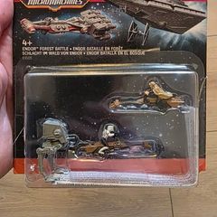 Star Wars - Vintage (Endor: Forest Battle) MicroMachines. Luke, Imperial & AT-ST