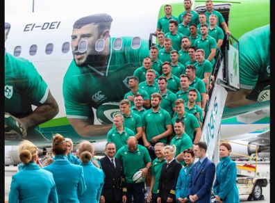 Aer Lingus, Supporters Of the,."Irish Rugby Team