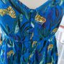 Brand new superdry blue midi dress with tiger print Image 4