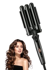 22mm Three-Bar Foldable And Portable Big Wave Hair Curler