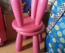 ikea mammut stool pink