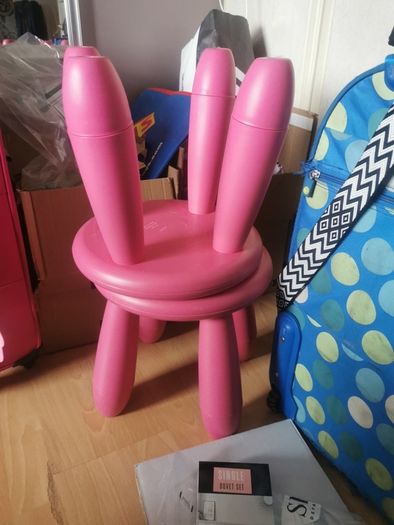 ikea mammut stool pink